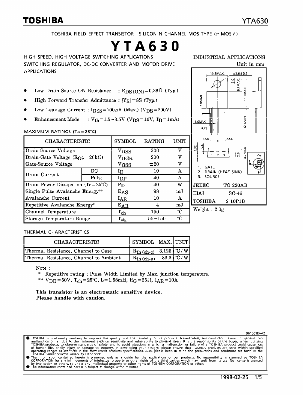 YTA630