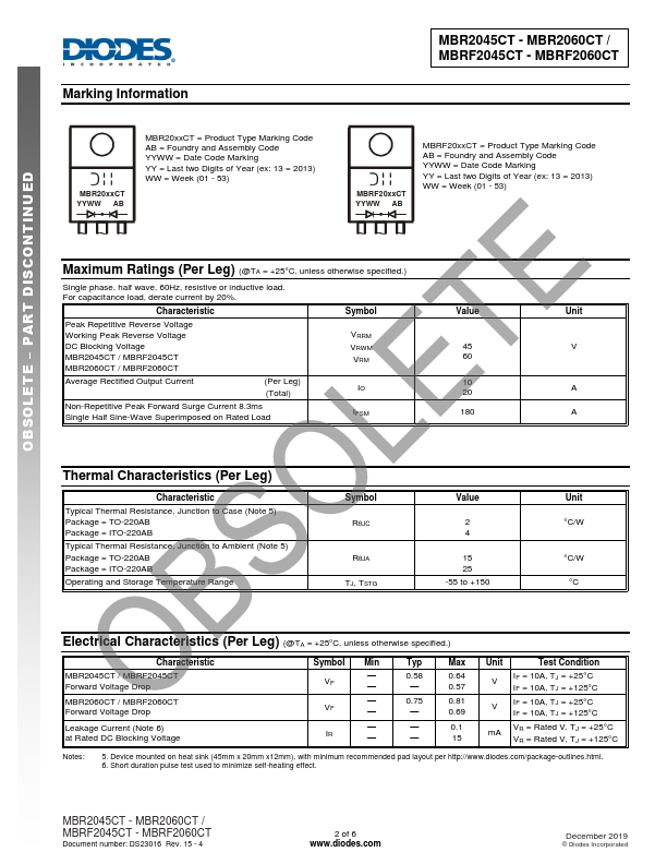 MBRF2045CT