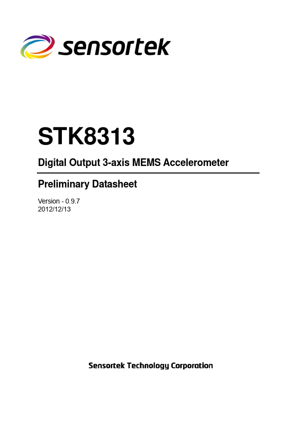 STK8313 Sensortek