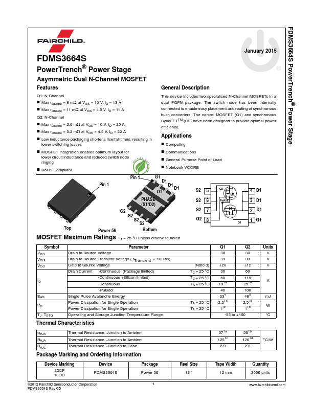 FDMS3664S