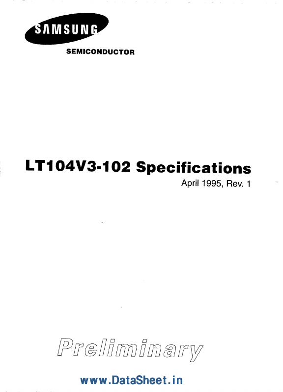 LT104V3-102 Samsung Electronics