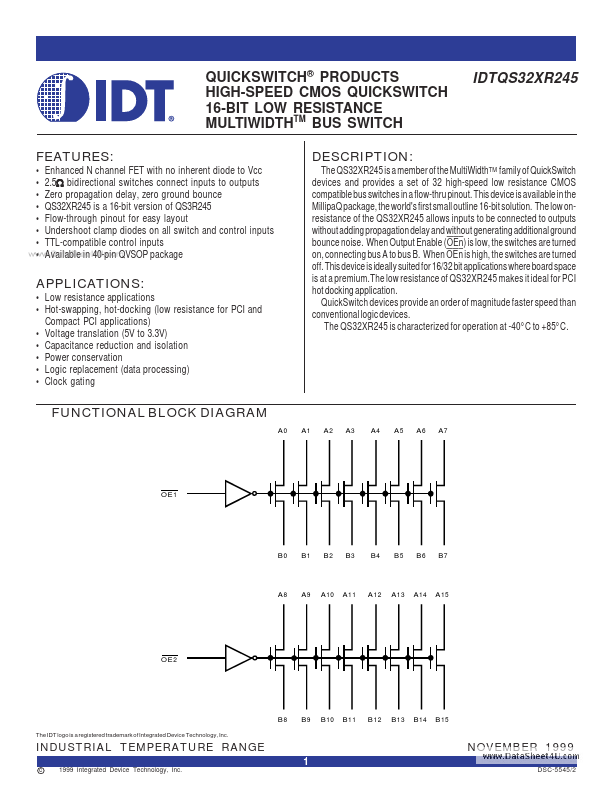 IDTQS32XR245