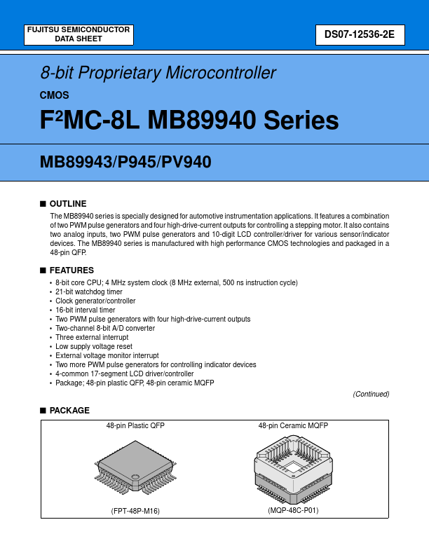 MB89943 Fujitsu Media Devices