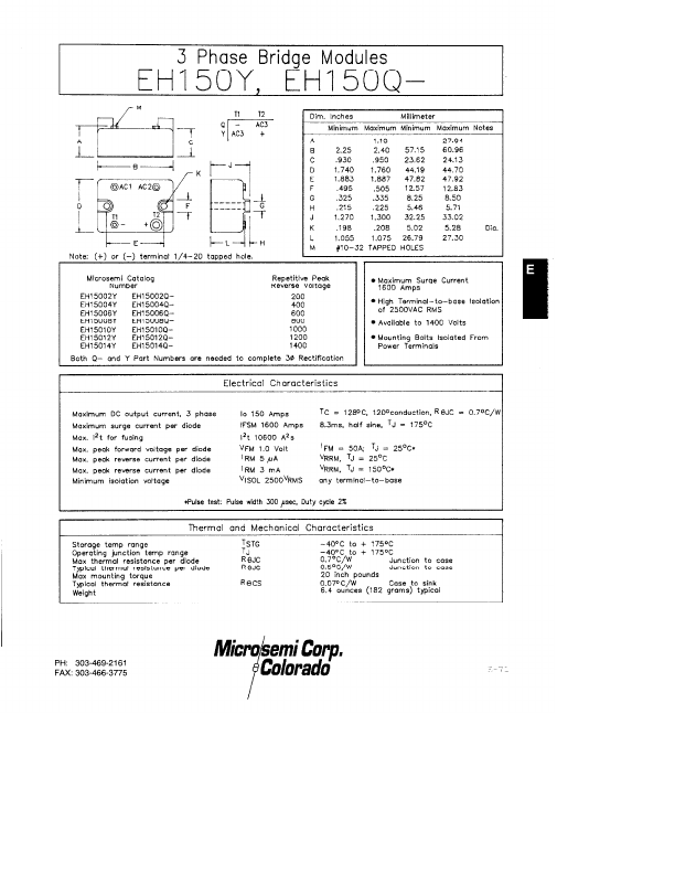 EH15004Y Microsemi