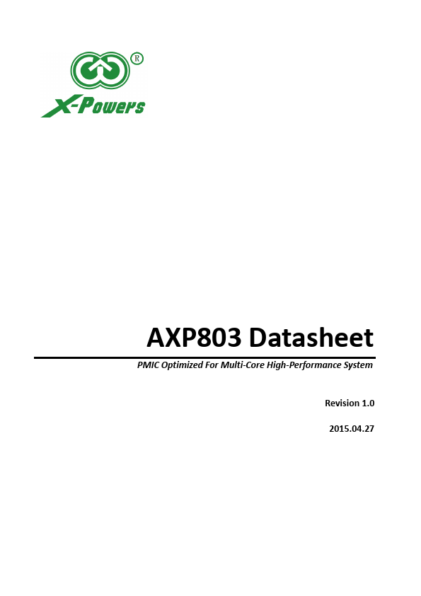 AXP803 X-Powers