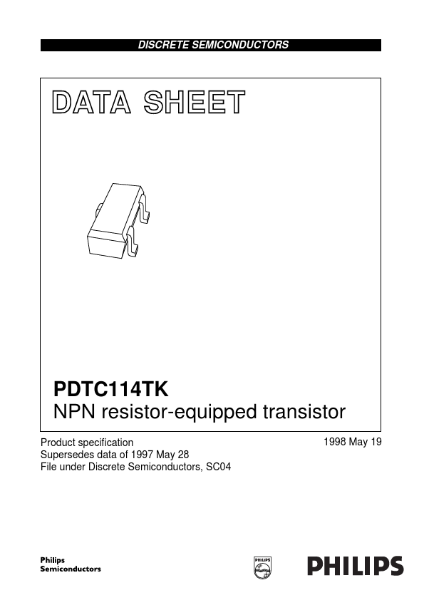 <?=PDTC114TK?> डेटा पत्रक पीडीएफ