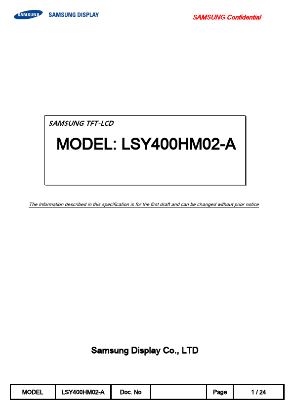LSY400HM02-A
