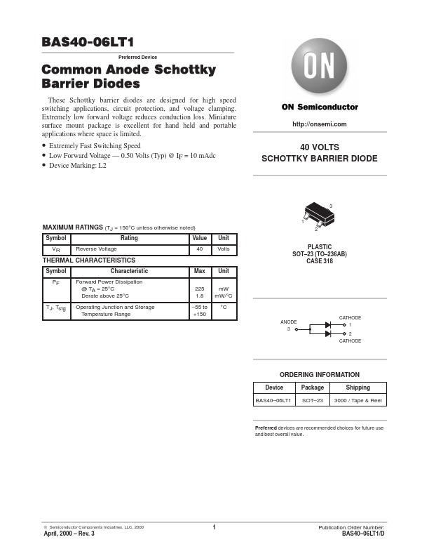 BAS40-06LT1