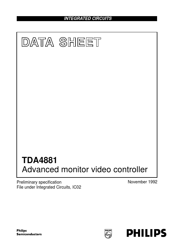 <?=TDA4881?> डेटा पत्रक पीडीएफ