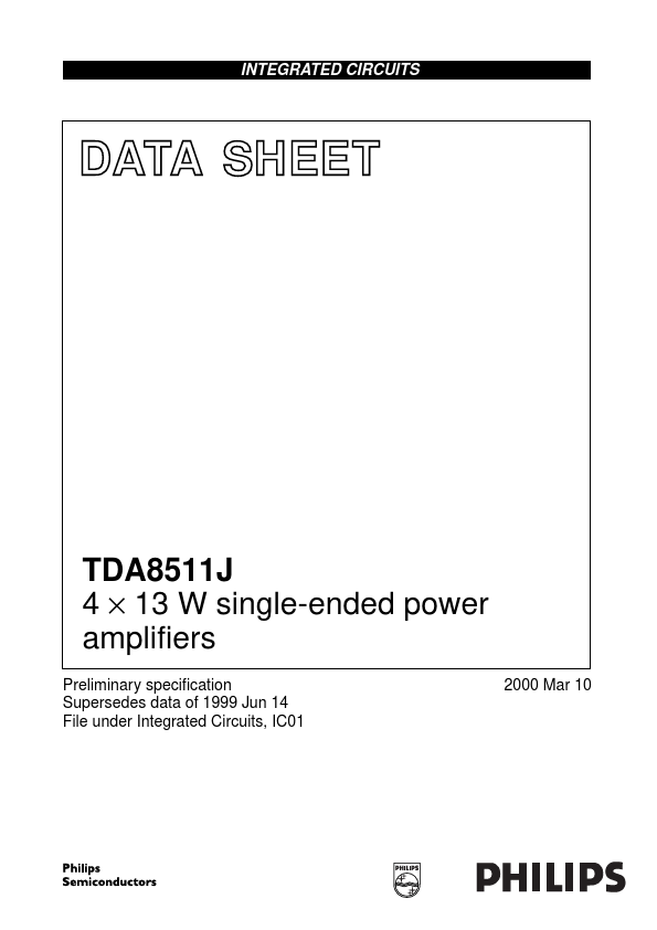 <?=TDA8511J?> डेटा पत्रक पीडीएफ