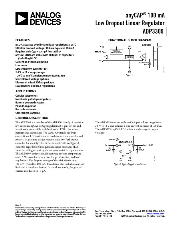 ADP3309 Analog Devices