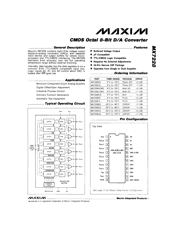 MX7228 Maxim
