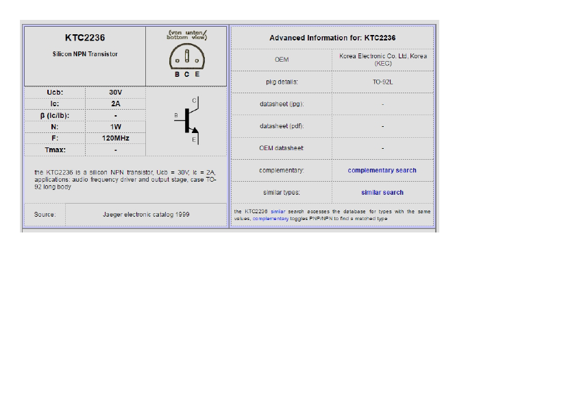 <?=KTC2236?> डेटा पत्रक पीडीएफ