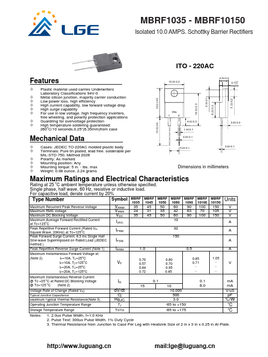 MBRF1045 LGE