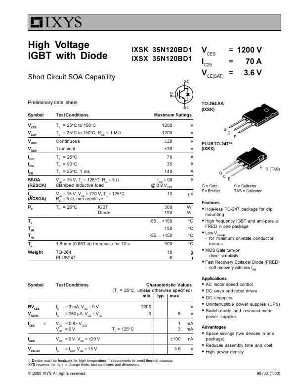 IXSX35N120BD1