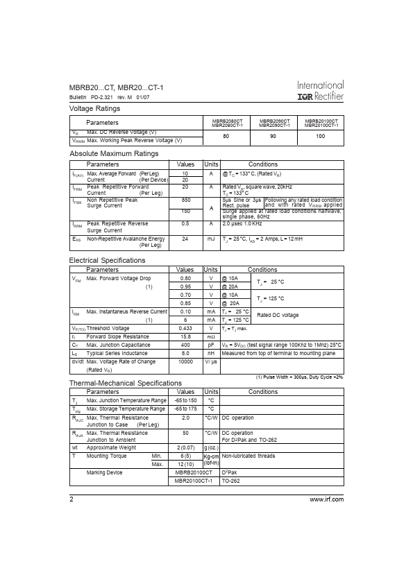 MBRB20100CT-1