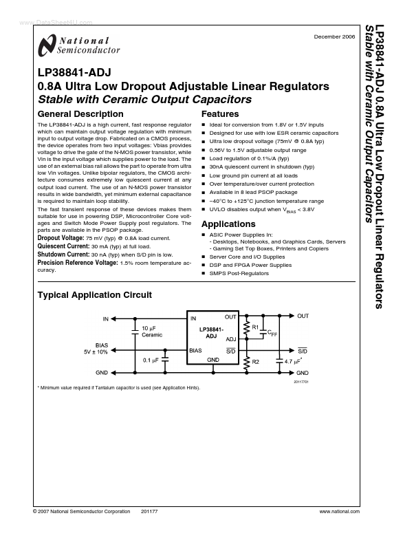 LP38841-ADJ National Semiconductor