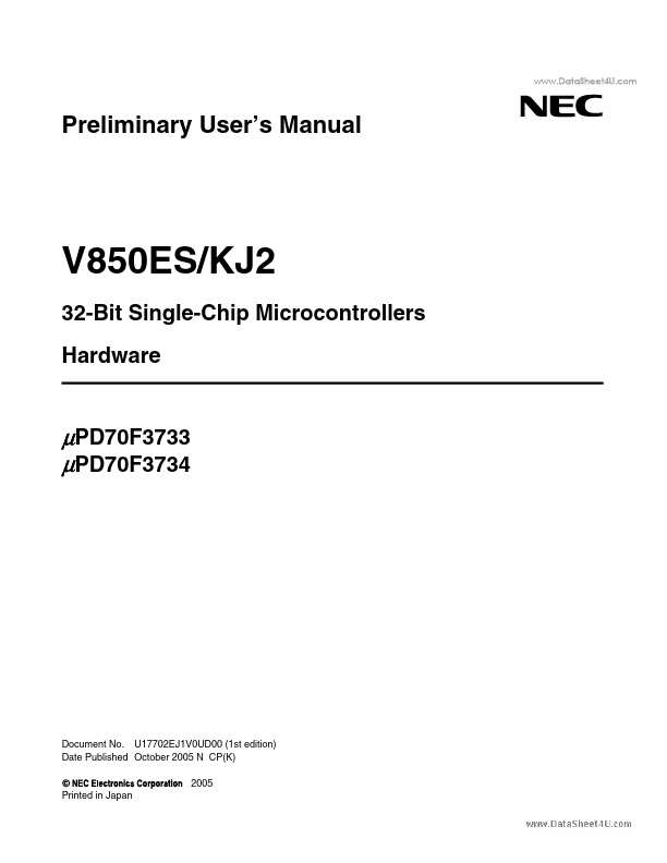 UPD70F3734 NEC Electronics