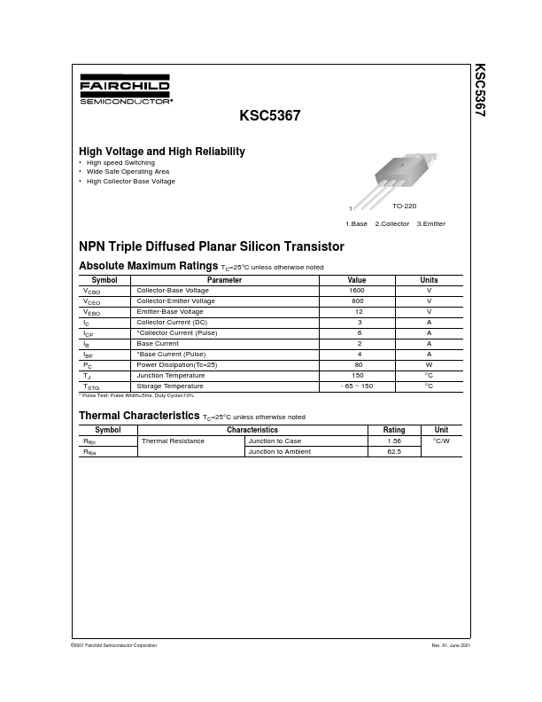 KSC5367 Fairchild Semiconductor