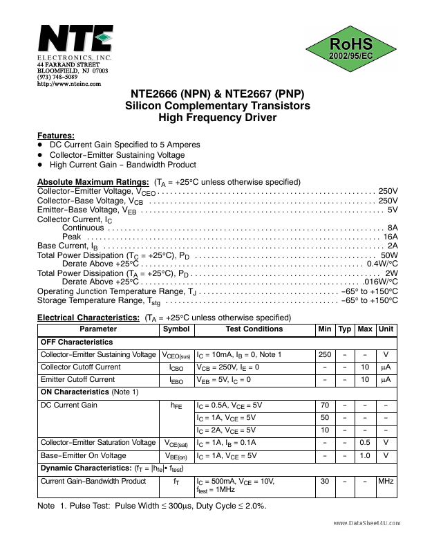 NTE2667