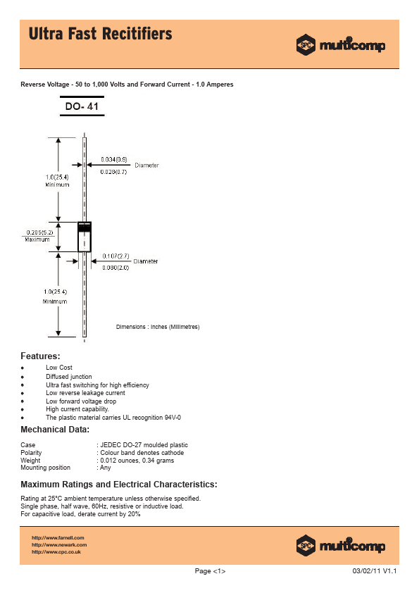 UF4006 Multicomp