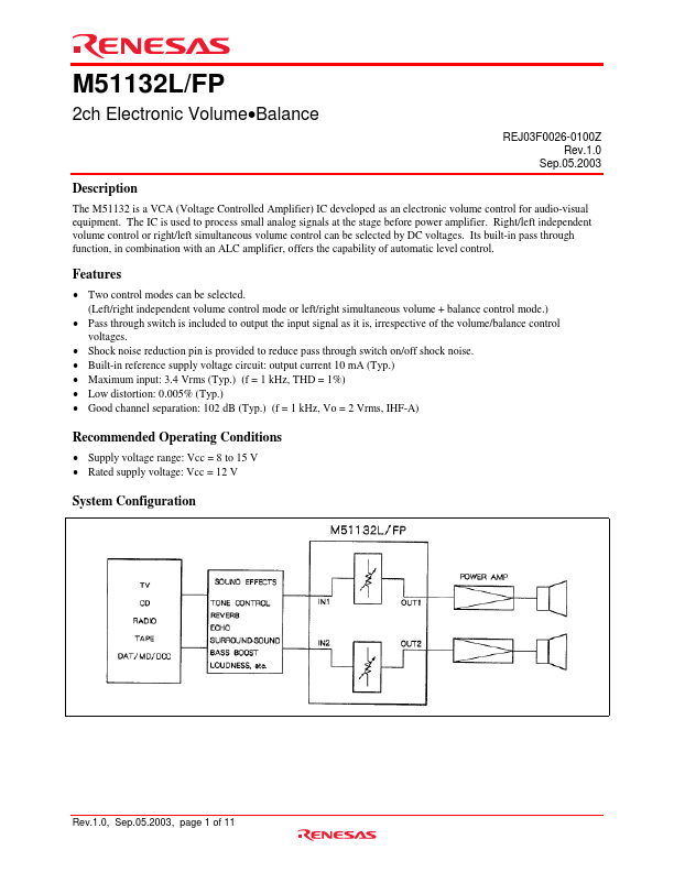 Selling M51131L, M51132, M51132FP with M51131L, M51132, M51132FP Datasheet  PDF of these parts.