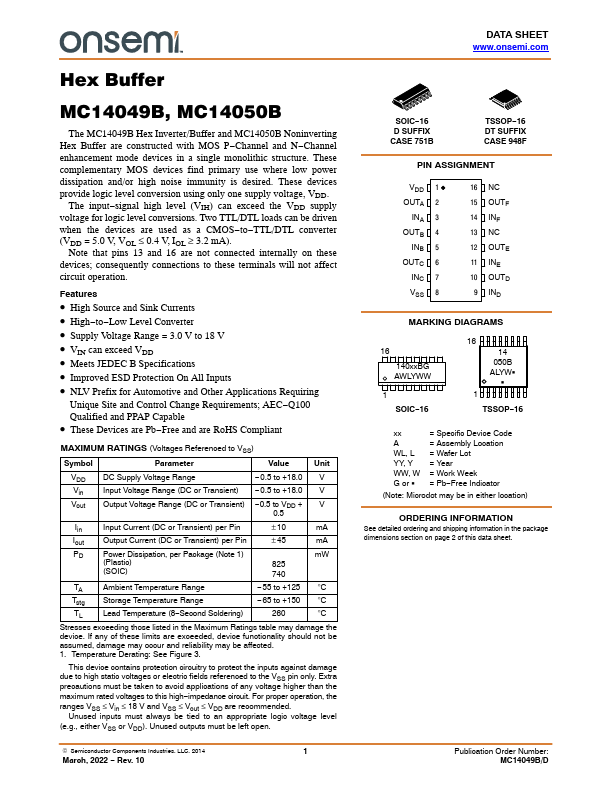 MC14050B