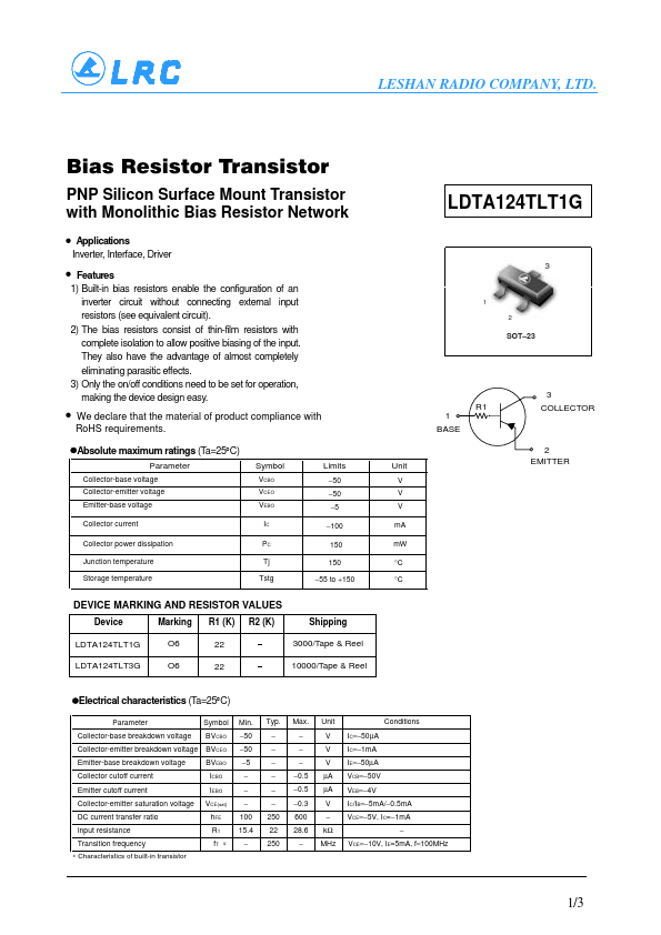 LDTA124TLT3G