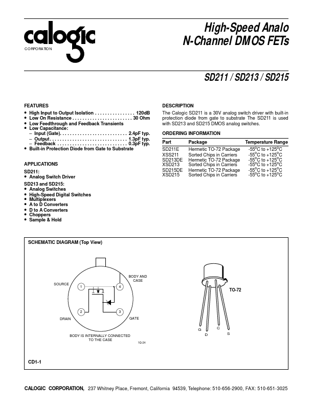 SD215 Calogic