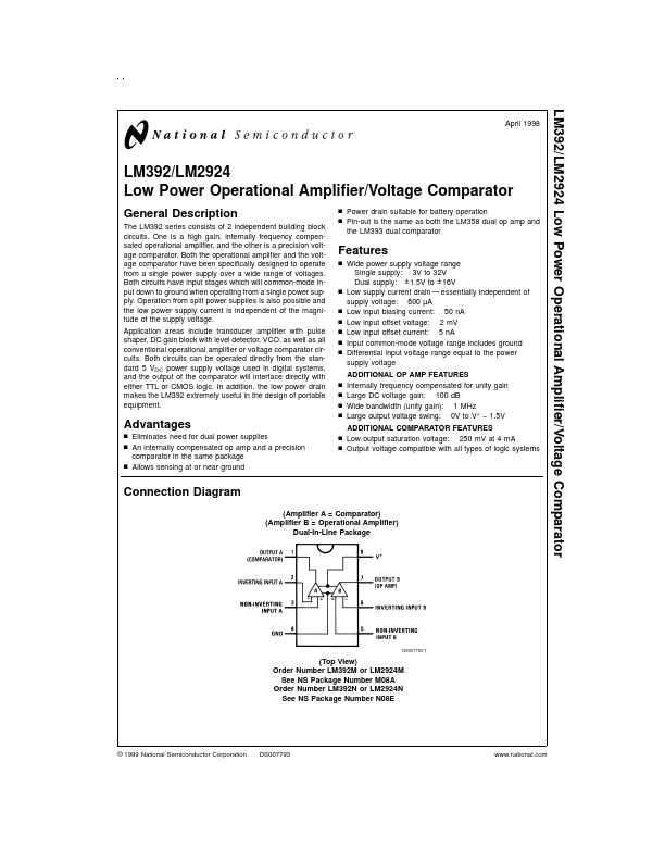 LM2924 National Semiconductor