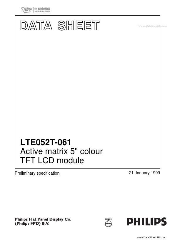 <?=LTE052T-061?> डेटा पत्रक पीडीएफ