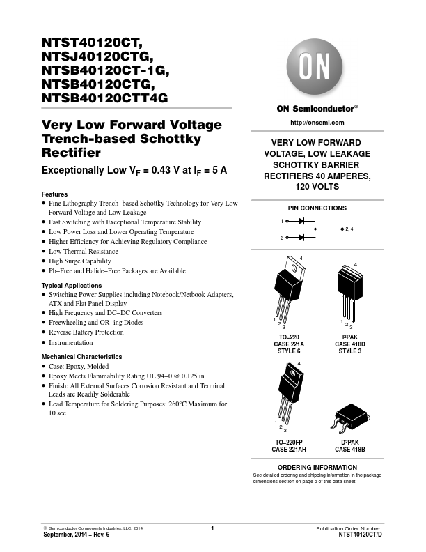 <?=NTSB40120CTT4G?> डेटा पत्रक पीडीएफ