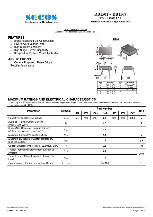 DB1507 SeCoS