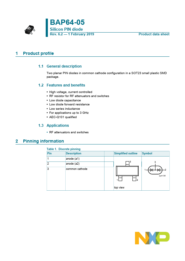 BAP64-05 NXP