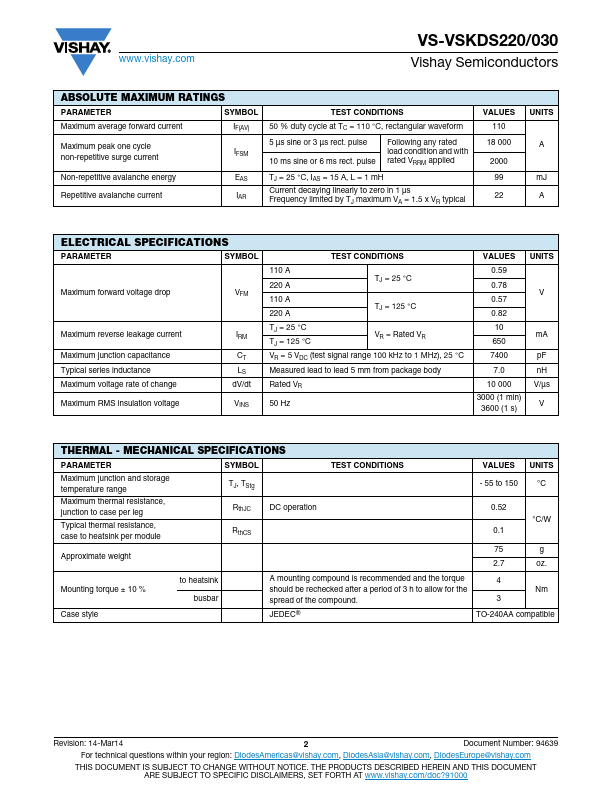 VS-VSKDS220-030