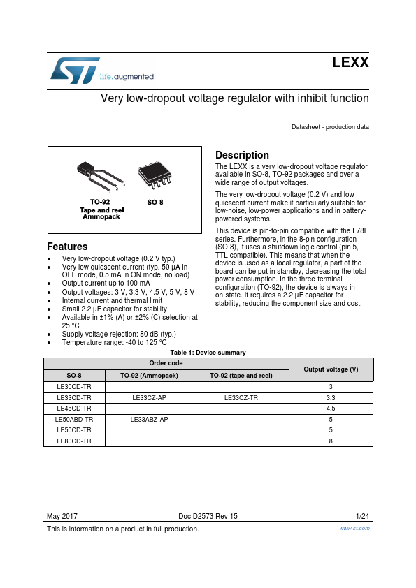 LE47AB STMicroelectronics