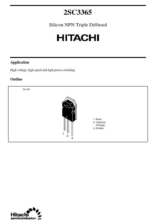 2SC3365 Hitachi Semiconductor