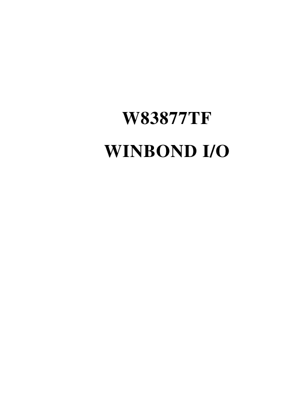 W83977TF-A Winbond