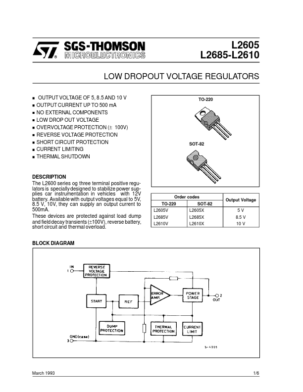 L2605 STMicroelectronics