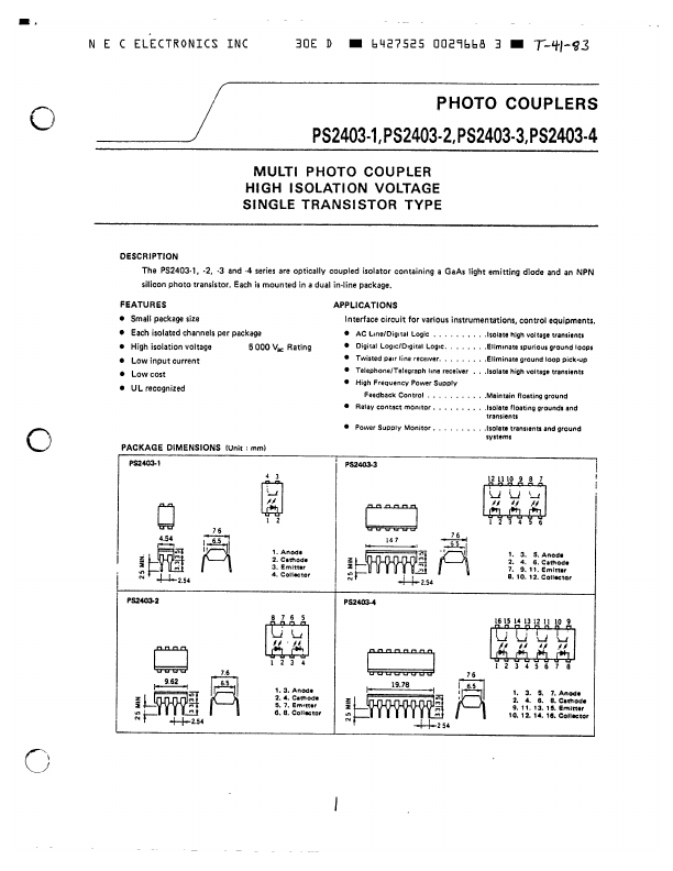 PS2403-4 NEC