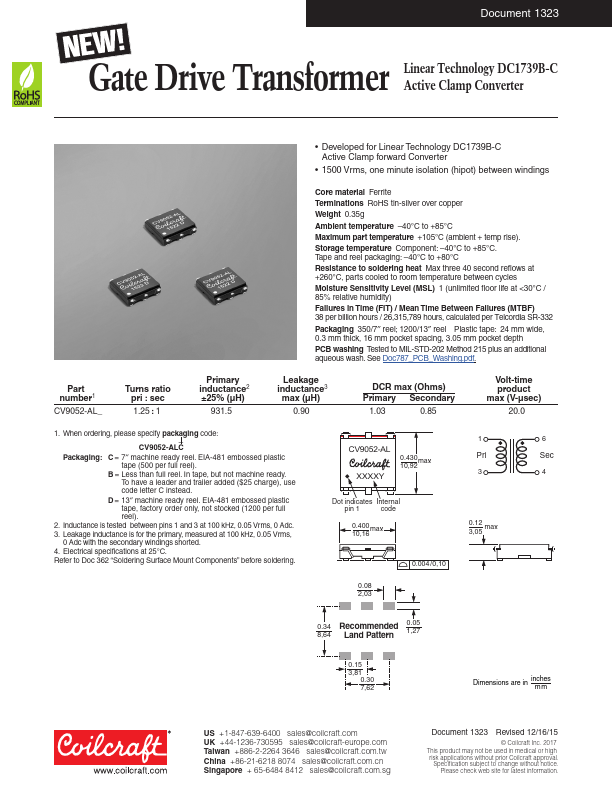 <?=CV9052-AL?> डेटा पत्रक पीडीएफ