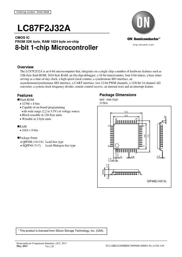 LC87F2J32A