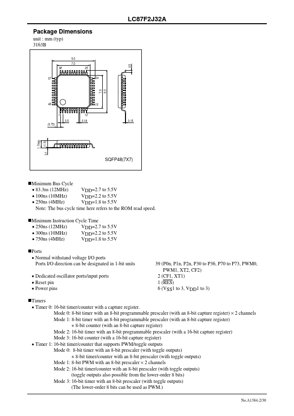 LC87F2J32A