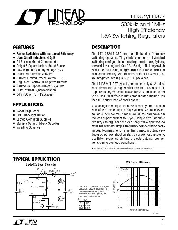 LT1372 Linear Technology