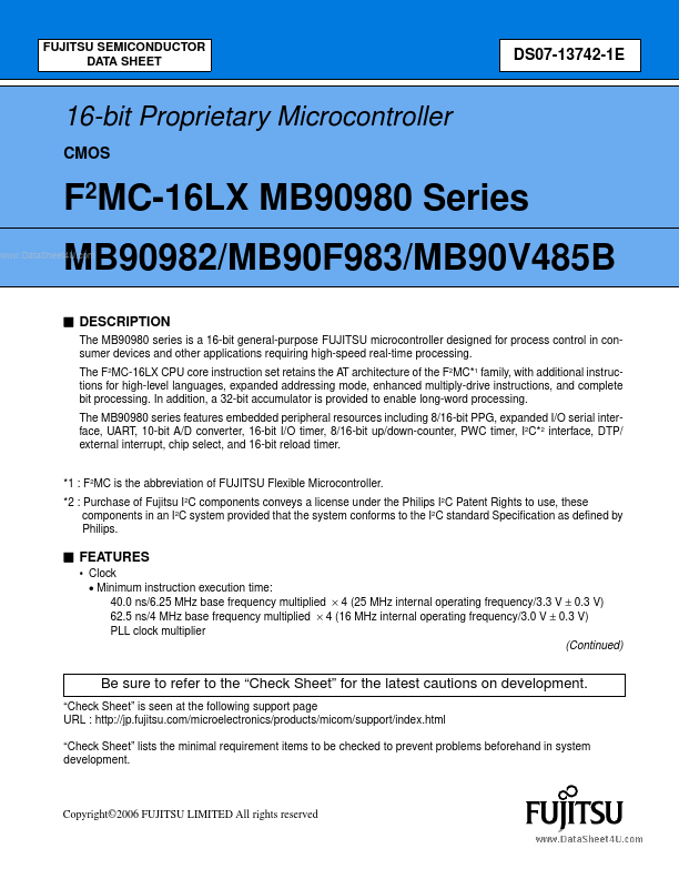 MB90980 Fujitsu Media Devices