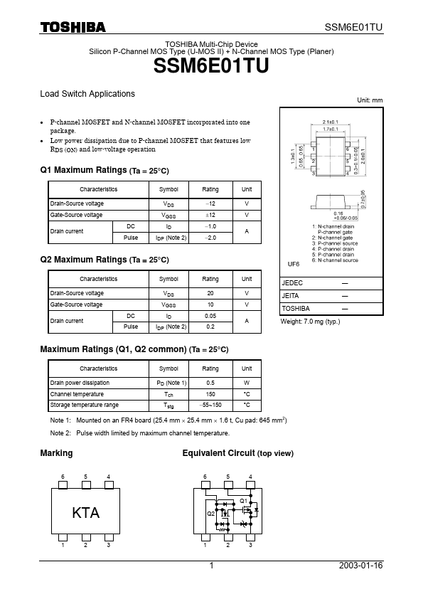 SSM6E01TU