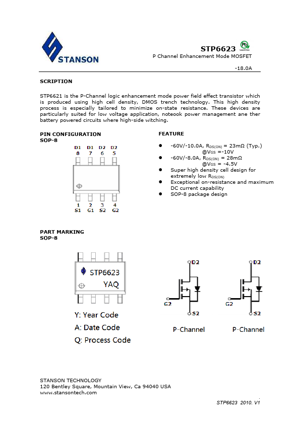 STP6623 Stanson Technology