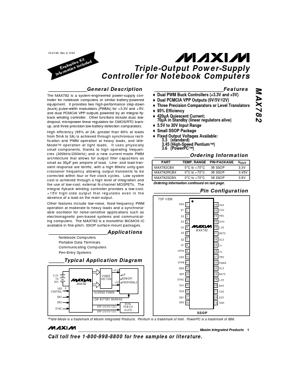 MAX782 Maxim