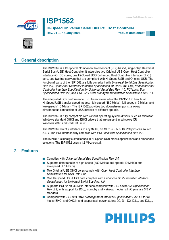 ISP1562 NXP Semiconductors