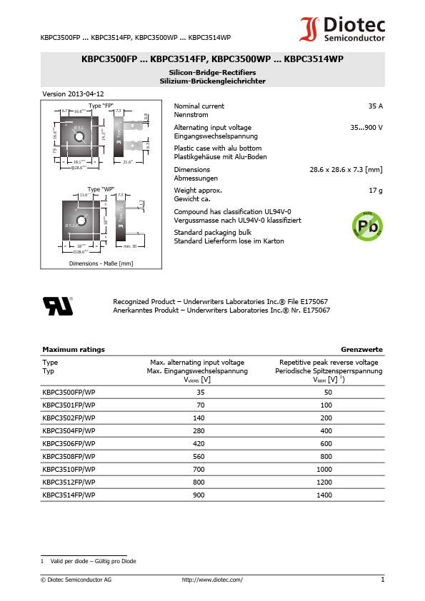 KBPC3501WP